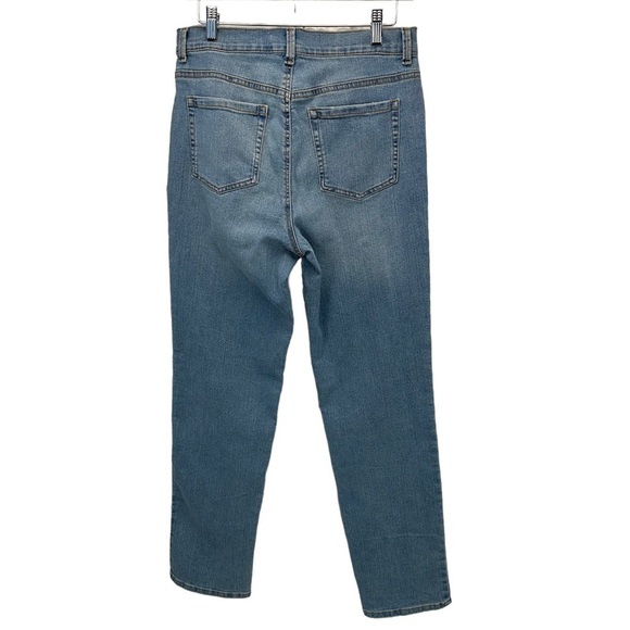Style & Co High Rise Straight Leg Jeans - Light Wash Blue - size 10 - Picture 2 of 9